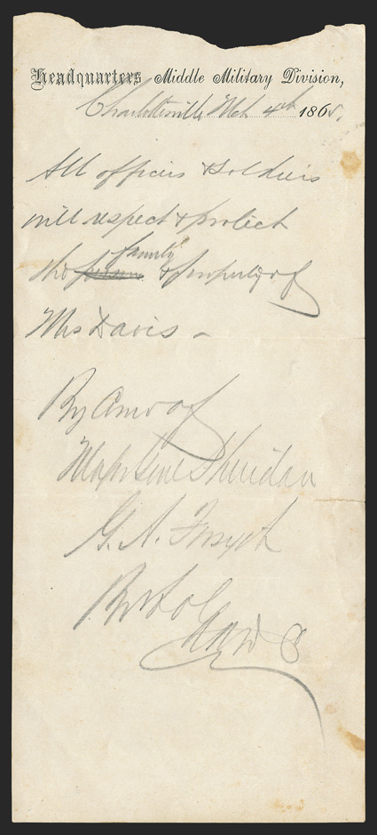 [Sherdidan, Philip H.] American soldier (1831-88) Union general during the Civil War, rising to become one of the most successful field commanders instrumental in forcing Lees
surrender at Appomattox afterward a fierce Indian fighter and Gene